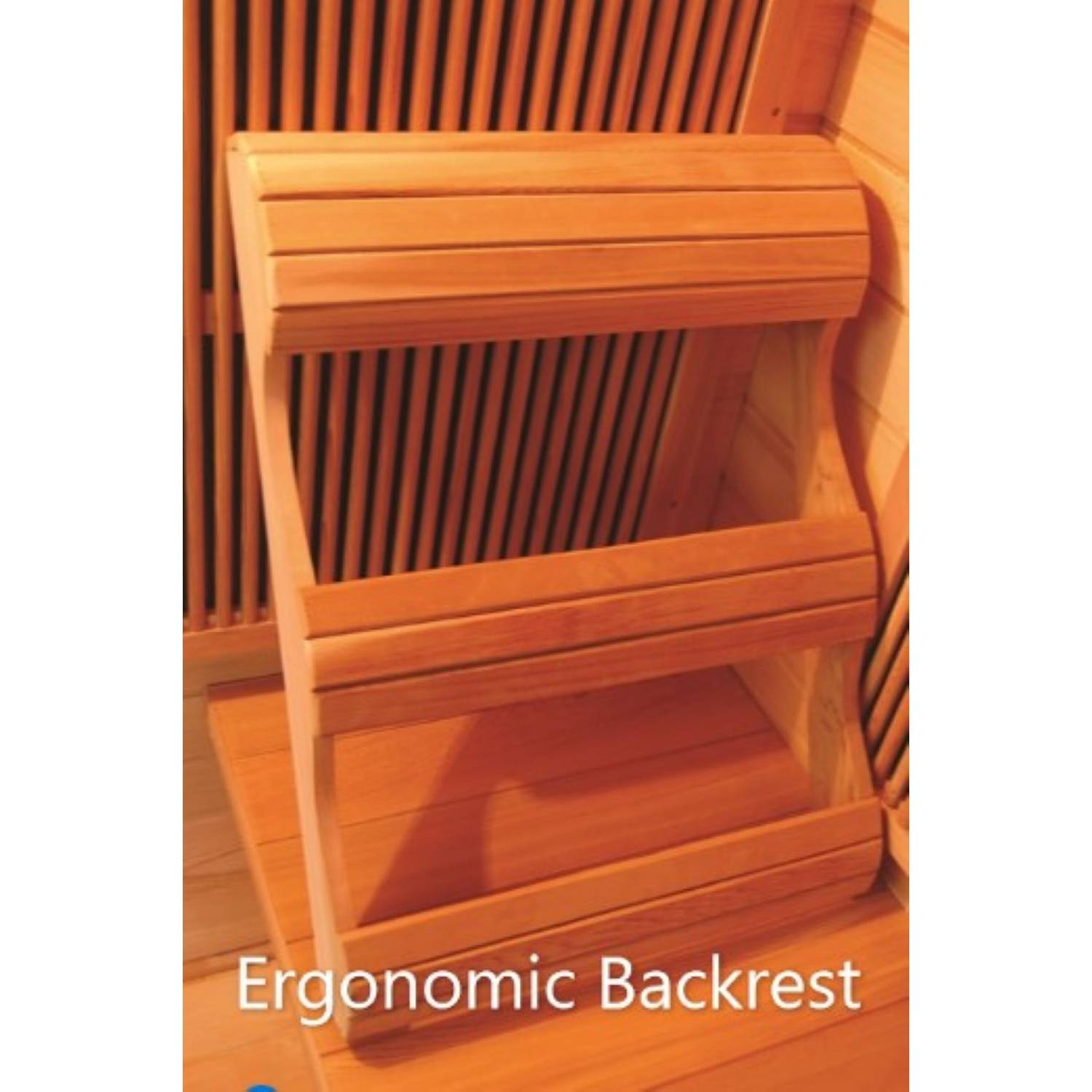 Sunray Sedona 1 Person Nano Cedar Indoor Infrared Sauna - Image 5