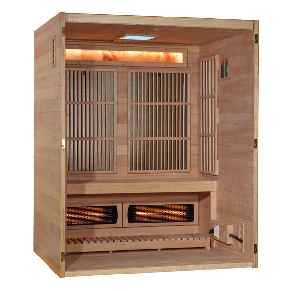 Golden Designs GDI-8330-01 3 Person Hybrid Sauna - image 5