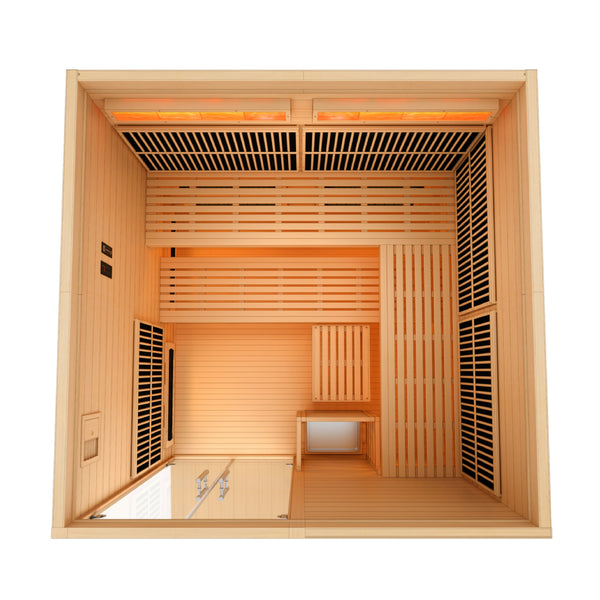 Golden Designs GDI-8360-01 6 Person Hybrid Sauna - image 4