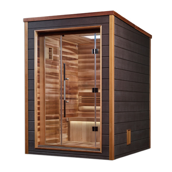 Golden Designs Narvik 2 Person Outdoor Traditional Sauna - image 1