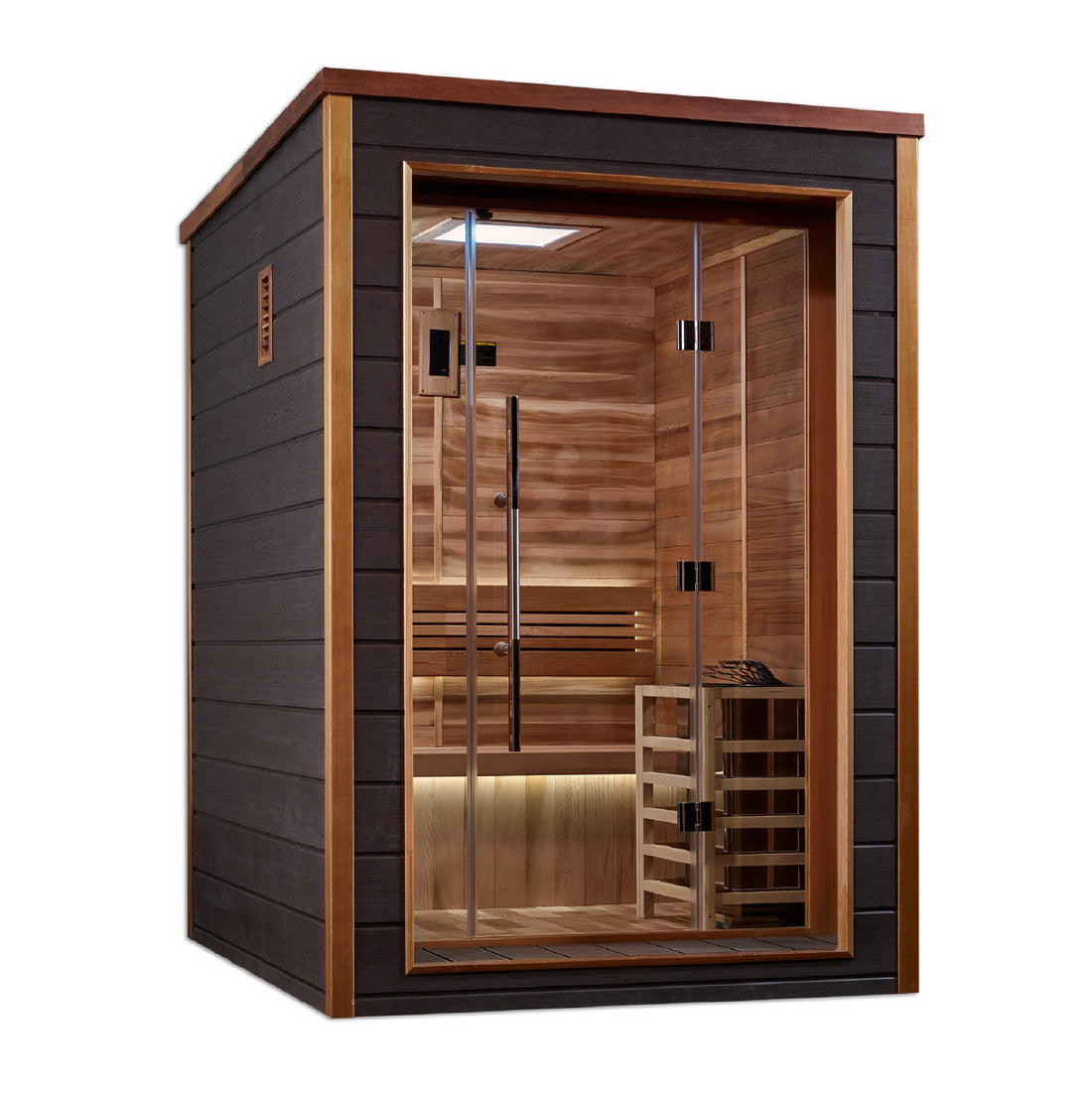 Golden Designs Narvik 2 Person Outdoor Traditional Sauna - image 2