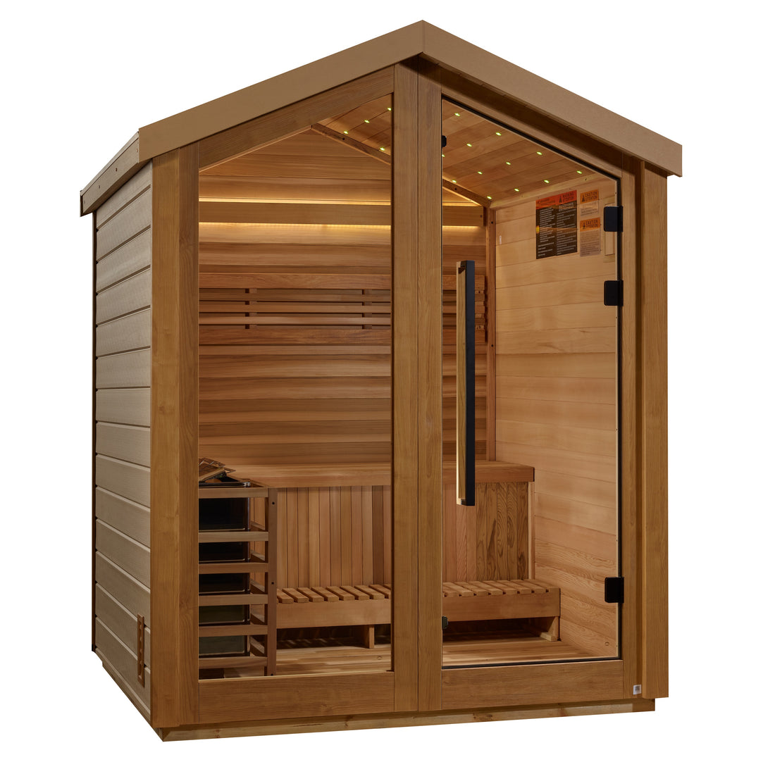 Golden Designs Savonlinna 3-4 Person Outdoor Traditional Sauna - image 2