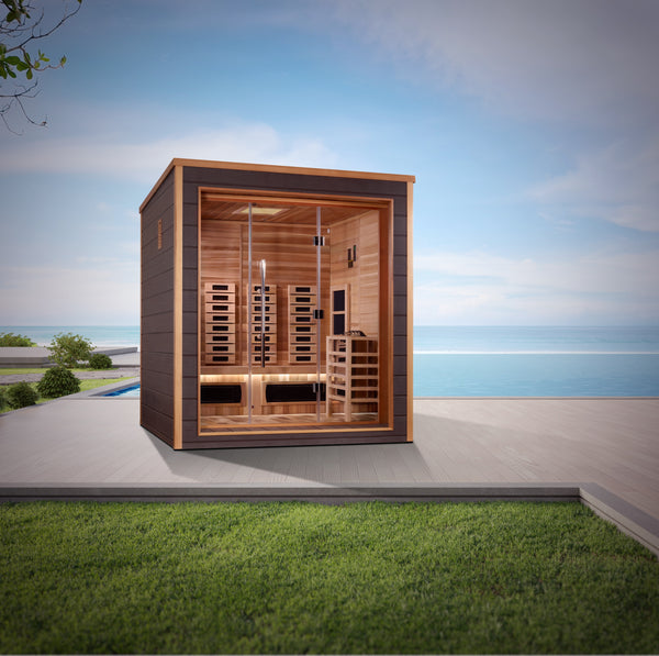 Golden Designs Visby 3-4 Person Hybrid Sauna - image 5