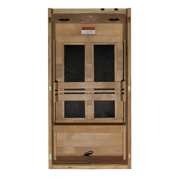 Maxxus Sauna Low EMF Hemlock 1 Person Indoor Infrared Sauna - image 4