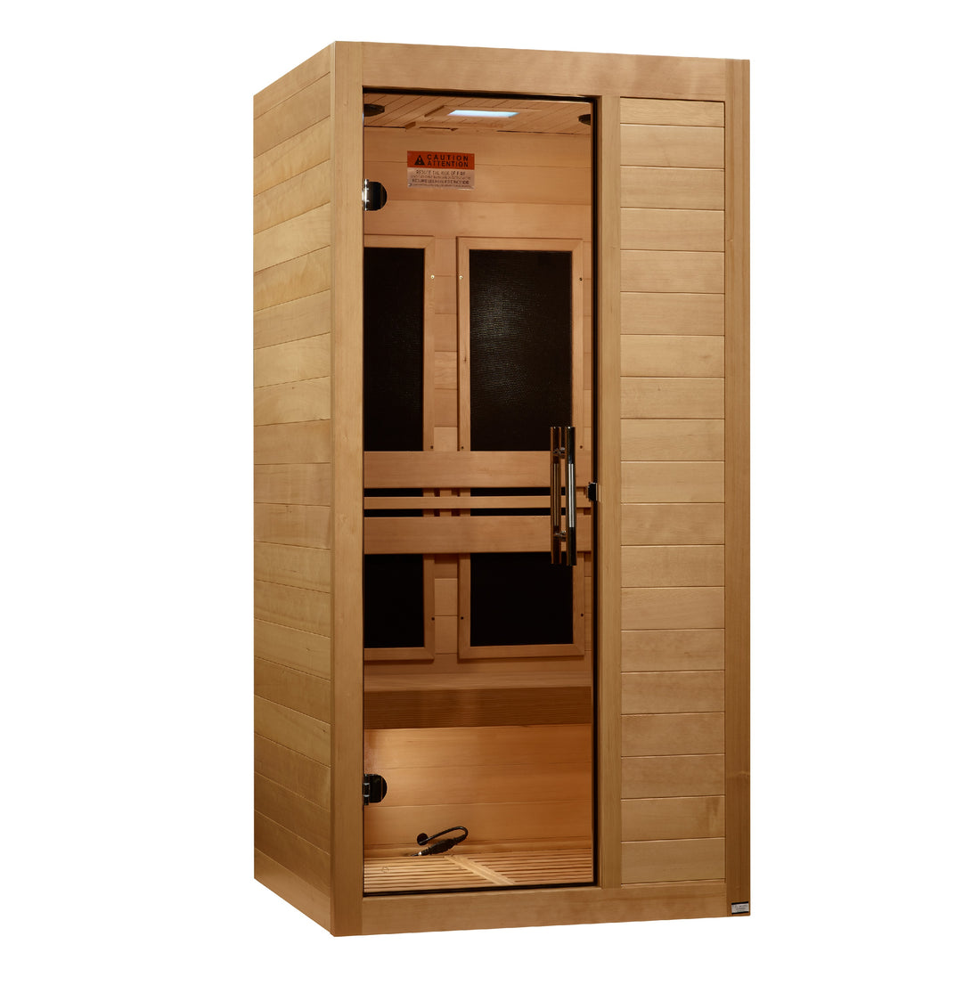Maxxus Sauna S-Line Ultra Low EMF Hemlock 1 Person Indoor Infrared Sauna - image 2
