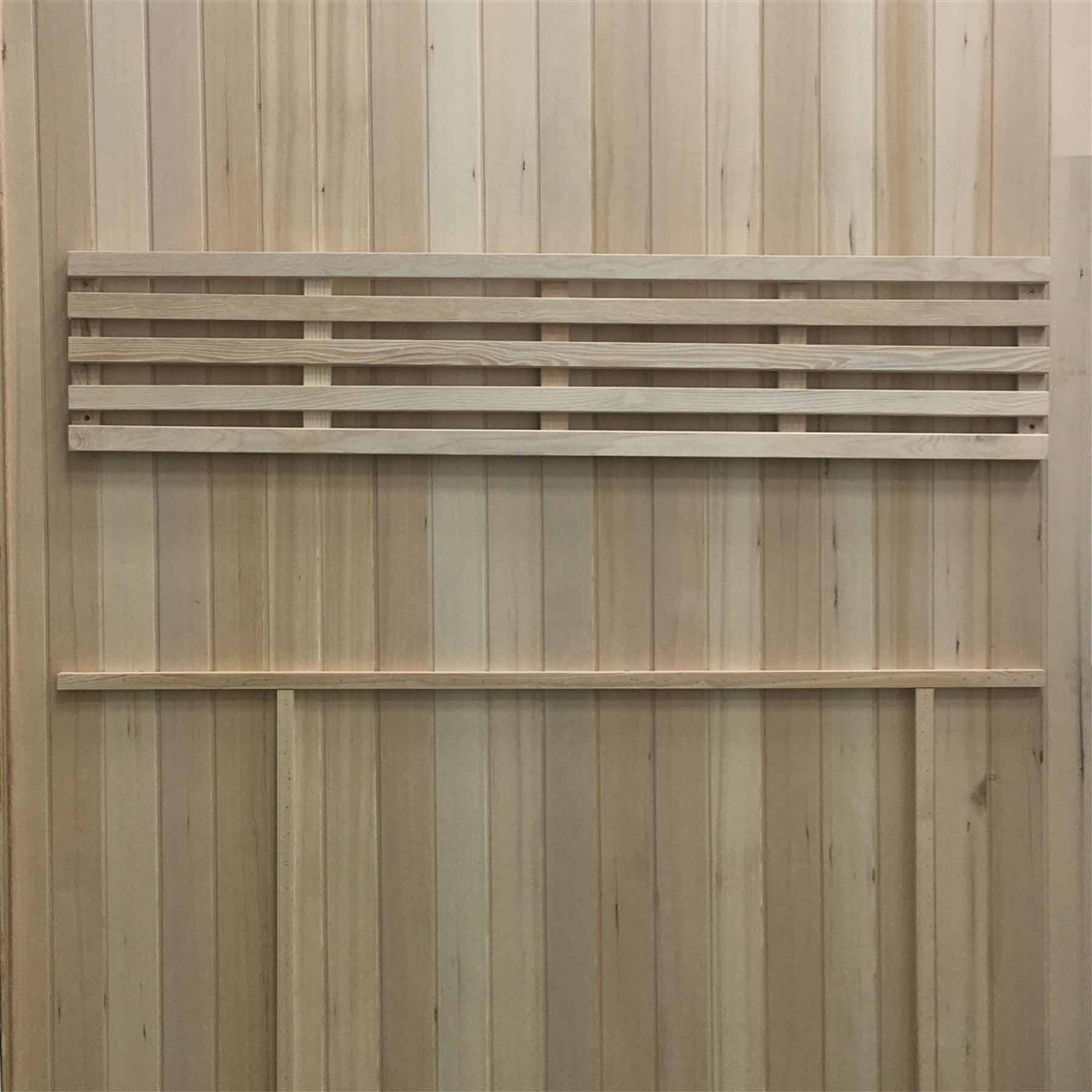 Aleko 4 Person 4.5 kW Hemlock Wet Dry Indoor Traditional Sauna - Image 2