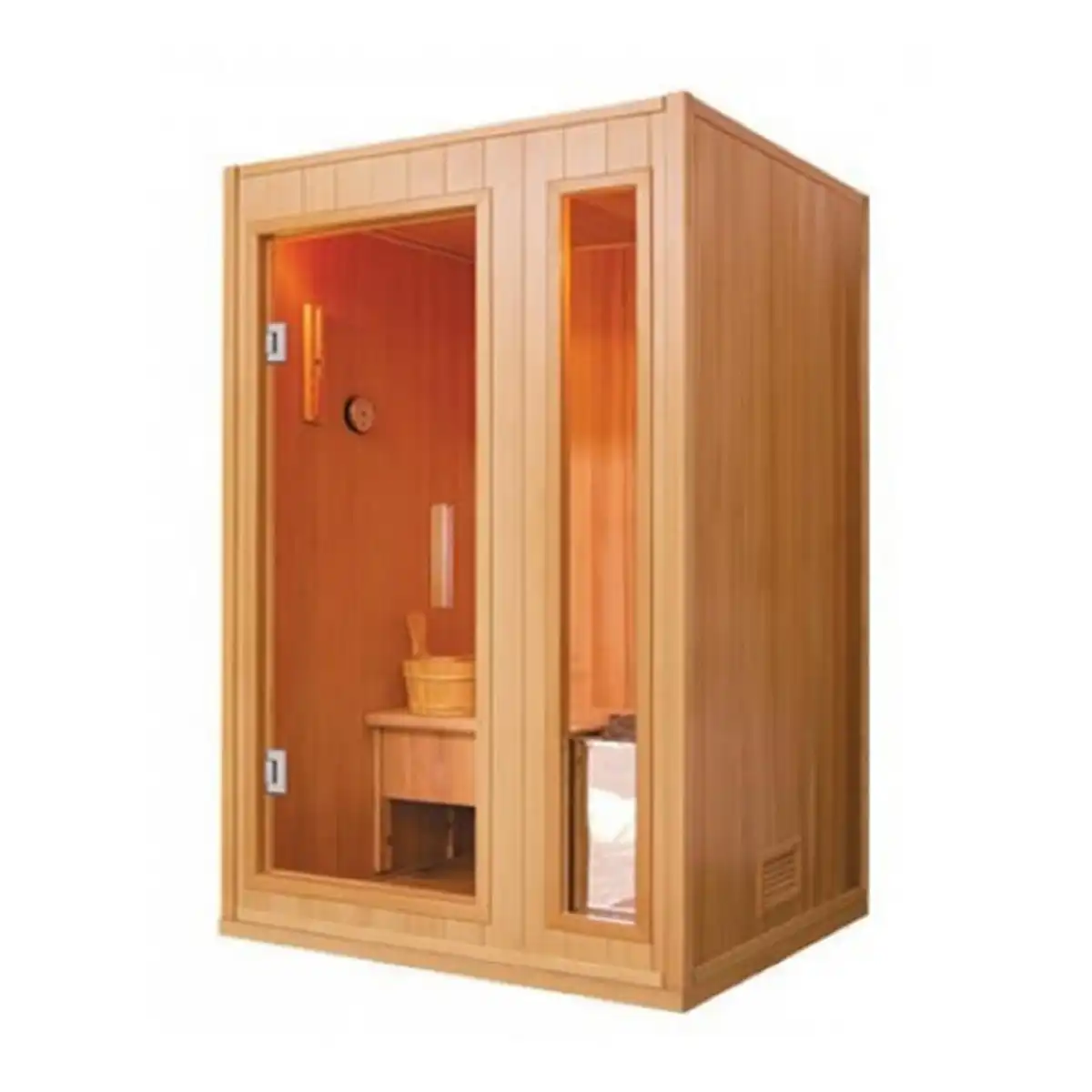 Sunray Baldwin 2 Person 3 kW Hemlock Indoor Traditional Sauna - Image 6