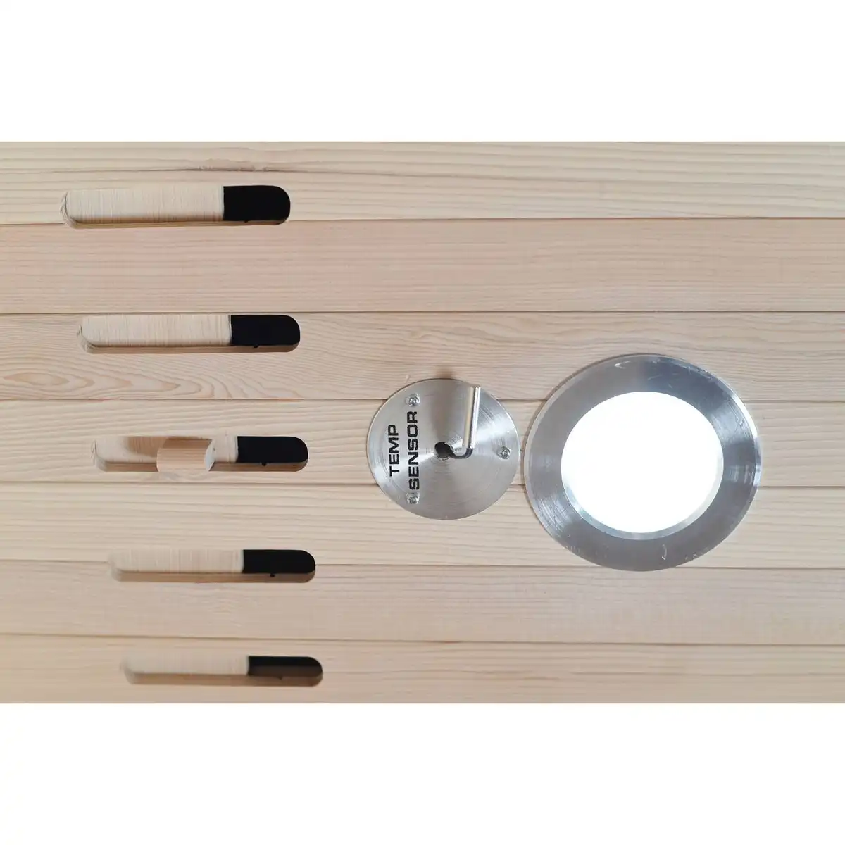 Sunray Grandby 3 Person 7 Heaters Hemlock Outdoor Infrared Sauna - Image 5