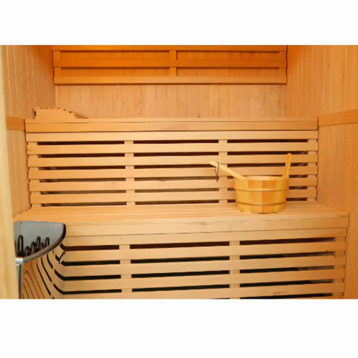 Sunray Tiburon 4 Person 4.5 kW Indoor Traditional Sauna - Image 12