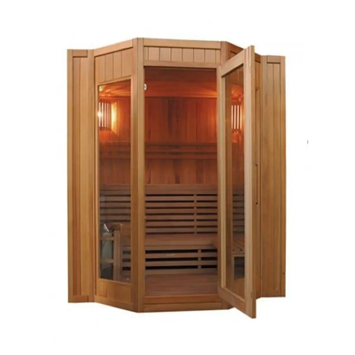Sunray Tiburon 4 Person 4.5 kW Indoor Traditional Sauna - Image 8